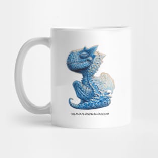 Content Little Blue Dragon Mug